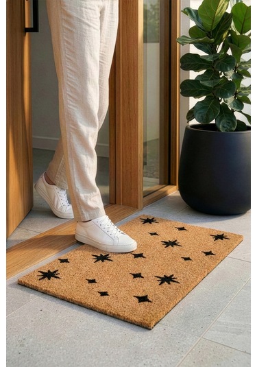 Coco Shıne Kıl Kapı Önü Paspası 40x60 3679 Natural