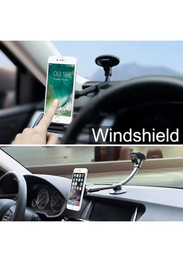 Blue Spectrum H-ctl036 Ekstra Güçlü Manyetik Vantuzlu Araç İçi Telefon Tutucu Siyah