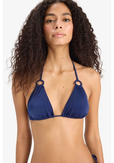 Defacto Regular Fit Üçgen Bikini Üstü-fall İn Love E0137ax25smnv131 Lacivert