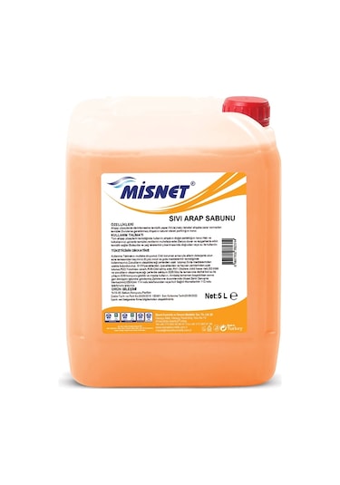 Misnet Sıvı Arap Sabunu 5 Kg Tekli