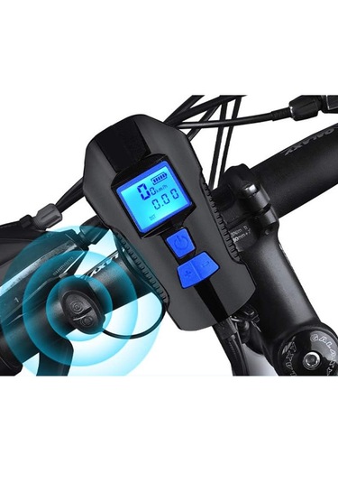 Venaliastore 120db Bisiklet Korna Far 6 Zil Sesi 5 Sürüş Modu