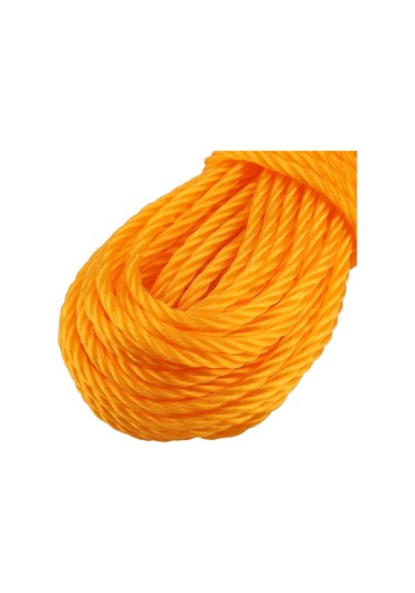 Fosenze 20m Nilon Teli - Dayanıklı Bahçe Bağlama, Kamp İçin Çekim Ve Çamaşır Asma İçin Turuncu Rope Turuncu