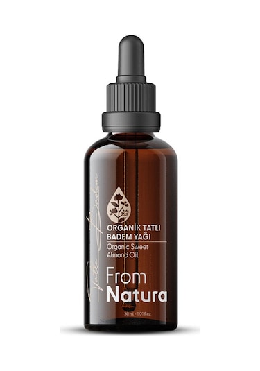 From Natura Organik Soğuk Sıkım Tatlı Badem Yağı 30 Ml