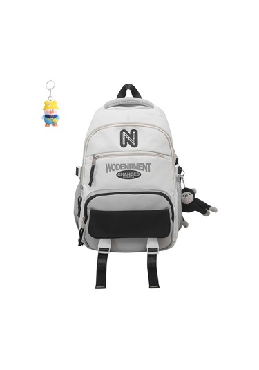 Geniş Bölmeli Şık Sırt Çantası, Lise Ve Üniversite İçin Ergonomik Tasarım, Dizüstü Bilgisayar Cebi İle Konforlu Taşıma Gri