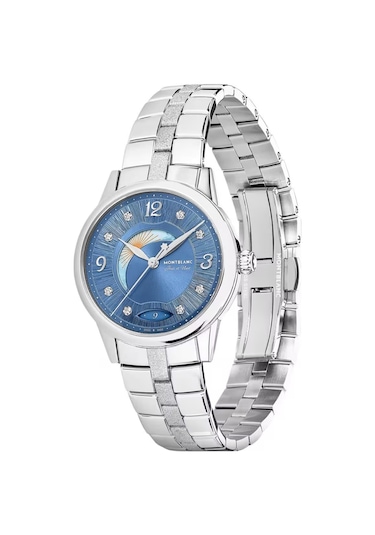 Montblanc Boheme Day & Night 34 Mm Otomatik Saat 134343 Mavi