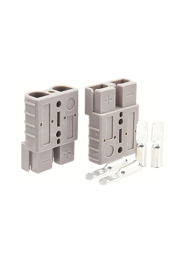 Trendooze 10 Adet 50a Gri Karavan Güneş Bağlantı Orijinal Fiş Konnektör Gaojunshop01