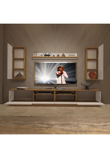 Decoraktiv Trendstyle 5220d Mdf Tv Ünitesi Tv Sehpası Pera - Beyaz