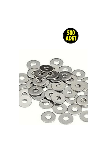 500 Adet M4 04 Mm Demir Metrik Pul Vida Çivi Pıulu Diğer