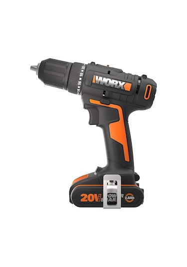 Worw  Wx108 20Volt/2.0Ah Li-ion Çift Akülü Profesyonel Şarjlı Matkap