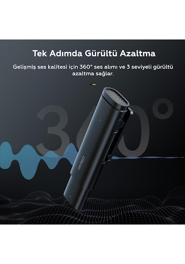 Ulanzi Wm-10 Iphone 11/12/13/14 Uyumlu Kablosuz Yaka Mikrofonu