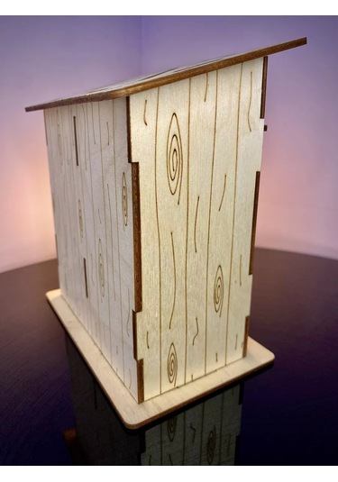 Woodnsa İki Bölmeli Tuvalet Kumbarası "yatırım Fonu" 228377908