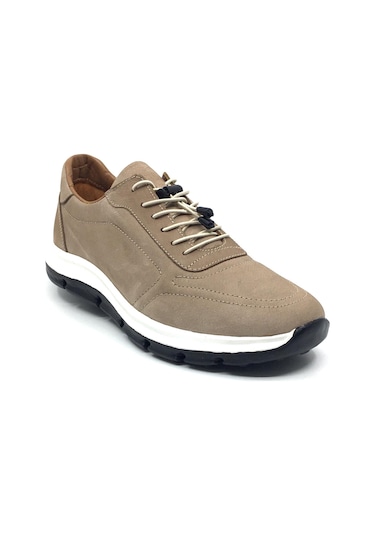 Taşpınar Hakiki Nubuk Deri Ortopedik Erkek Günlük Akıllı Bağcıklı Yazlık Ayakkabı + Sünger Kum Nubuk Taşpınar Hakiki Nubuk Deri Ortopedik Erkek Günlük Akıllı Bağcıklı Yazlık Ayakkabı + Sünger Kum Nubuk