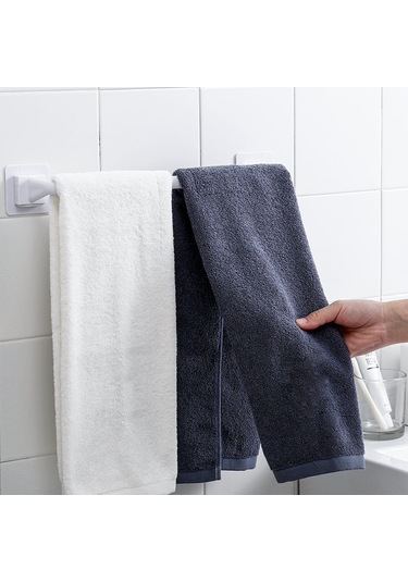 Gajeena Küçük Siyah 2630 Deliksiz Duvar Kurulu Mutfak Banyo Havlu Mendil Tencere Kapak Rafı Diğer