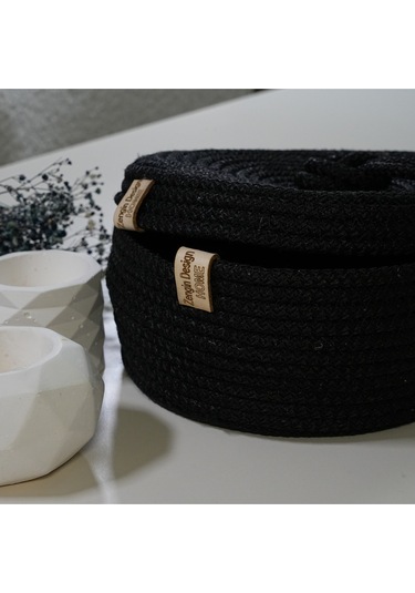 Zengin Design Home Zengin Supla Ekmek Sepeti Siyah