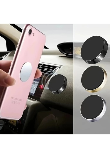 Trendooze Mini Manyetik Tutucu Yuvarlak Çok Amaçlı Telefon Braketi Mavi 2 Metal Plaka Li Turcoshop11 Stabil