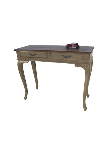 Masifart Ceviz Eskitme Tablalı Dresuar Kahve 120 Cm Eskitme  Patin Ceviz