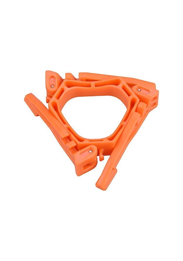 Neevoyu Kamp Ocakları İçin Katlanabilir Plastik Gaz Tankı Stantı - Sabit Tutma, Hafif Ve Taşınabilir Dış Mekan Erişimi Turuncu