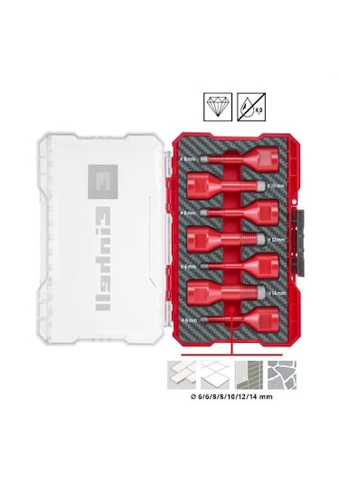 Einhell Taş Delici Uç Seti 7 Parçam-Case Kutu - 49500400