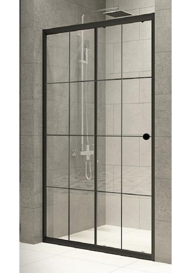 Durul Duşakabin Ön Cephe Siyah Çizgi Siyah