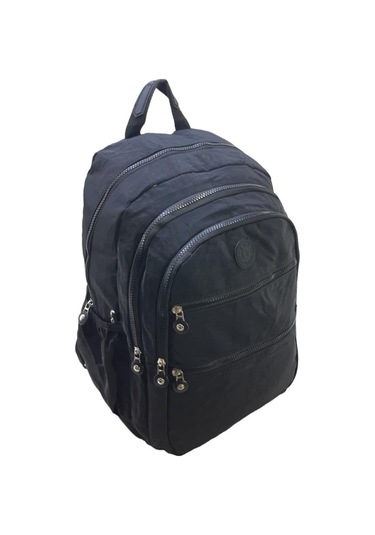 Klinkır Okul Çantası Lise Ortaokul Üniversite Hafif Kumaş Çok Cepli Kadın Sırt Çantası 001