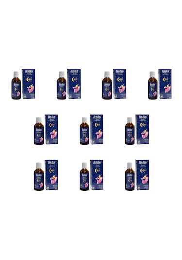 Baybay Night Melisa İçeren Bitkisel Damla 50 Ml 10 Adet