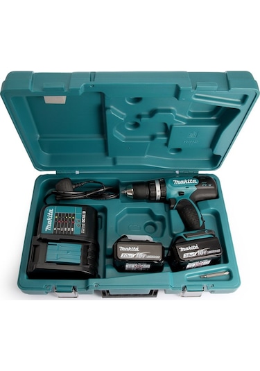 Makita DHP453SFE3 18V 3.0 Ah Li-ion Üç Akülü Darbeli Matkap Vidalama