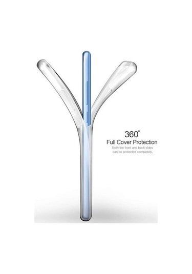 Samsung Uyumlu Galaxy S8+ Plus 360 Derece Kilif Kristal Silikon Seffaf 304619698