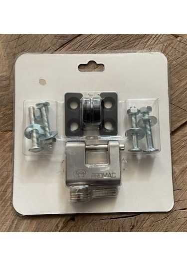 Prm Otomatik Kapı Asma Kilit Takma Aparatı Asma Kilitli Halka Mat Siyah