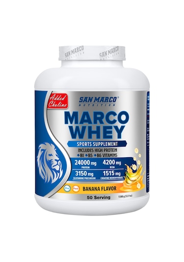 San Marco Nutrition Marco Whey Muz Aromalı 1500 Gr