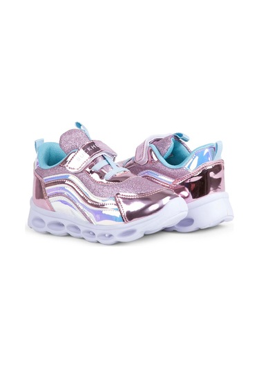 Buckhead Trıo Shıny Hologram Kız Çocuk Sneaker Buck4246 Pembe - Mavi