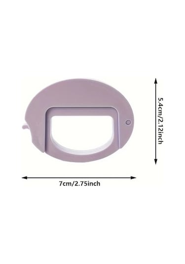 Trendooze Gaojunshop01 Mavi Saklama Klipsi Sızdırmaz Pastel Yarı Daire Klips Dayanıklı