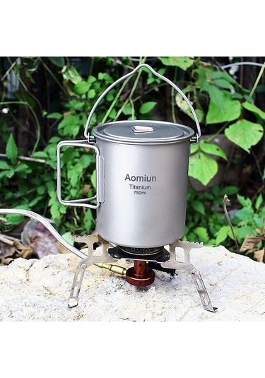 Dancemonkey Aomiun 750ml Titanyum Su Bardağı - Kapaklı, Katlanır Saplı, Kamp Ve Piknik İçin Çok Renkli