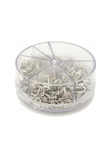 Novahub 1900 Adet Yalıtımlı Kablo Pabucu Tel Uç Kol Yüksük Kiti 0.5-2.5mm²