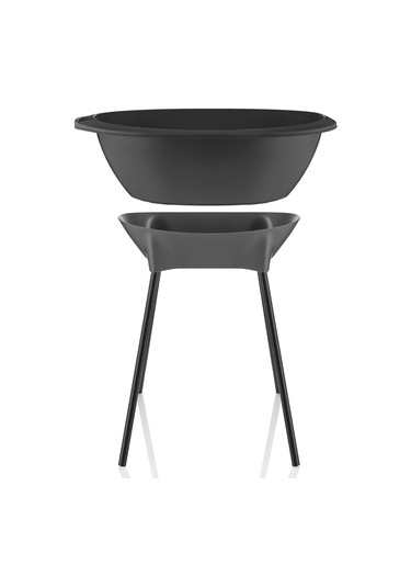 Babyjem Elegant Ayaklı Küvet 38 Lt Su Tahliyeli Siyah Renk Çok Renkli