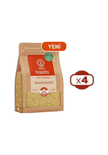 Hasata Köy Sofrası Pilavlık Bulgur 1000 Gr X 4 Adet