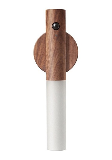 Novahub Akıllı Gece Lambası Koridor Vücut Sensörlü Işık Ahşap Duvar Aplik Şarj Edilebilir Lamba Oda Koridor Gardırop Led Kullanımı, Pratik Aydınlatma Diğer