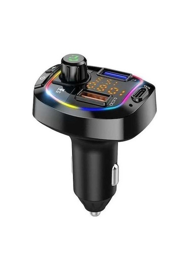 Moly Yeni Xiaoguang Fm Verici Bluetooth 5.0 Kablosuz 3usb Şarj Araba