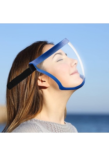 Trendooze Yeniden Kullanılabilir Boz Kalkan Toz Koruma, Dış Mekan Aktiviteleri İçin