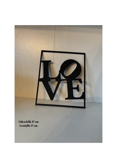 Love Duvar Yazısı Siyah