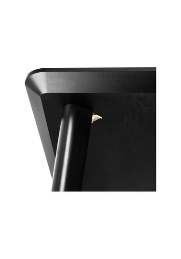 Mutfak Masası Takımı, Siyah-bej, 4 Sandalyeli siyah