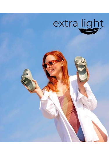 Igor S10345 Habana Metal Kadın Terlik Yeşil Yeşil