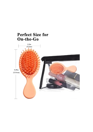 Dofolink 12 Adet Mini Yastık Saç Tarakları, Seyahat Ve Ev Kullanıma Uygun, Çocuk Ve Erkek/kadın İçin Rahat Tutuş, Scalp Masaj Ve Saç Çabuk Çözme, 6 Renk Seçeneği Diğer