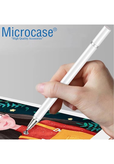 Telefon Tablet 2in1 Disk Uçlu Stylus Pen Dokunmatik Kalem AL3463