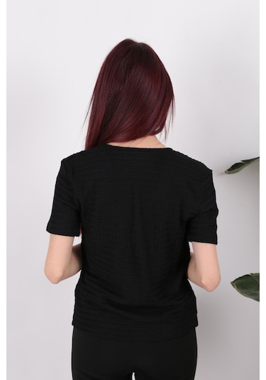 Busem S0017725 Kadın Bluz Siyah