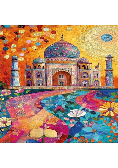 20092 Puzzle 500 Mosaic Taj
