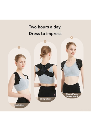 Mufunye Nefes Alabilen Malzemelerden Yapılmış Ayarlanabilir Postür Düzeltici