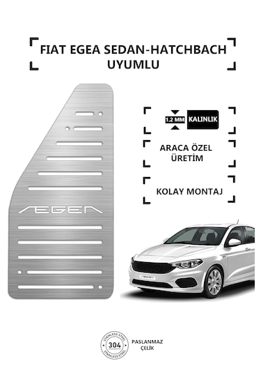 Fıat Egea Krom Ayak Dayama Dinlendirme Pedalı