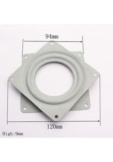 2/3/4 Tam Bilyalı Rulman Döner Plaka Metal Tembel Susan Pikap Tv Raf Masası 1 Pc 4inches
