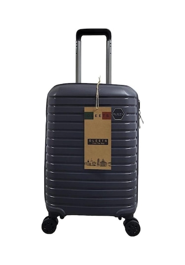 Oleets Kabin Boy Polipropilen Süper Esnek Kırılmaz Tekerlekli Valiz-bavul Füme