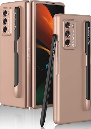 Galaxy Z Fold 2 Kılıf Zore Espen Kalem Bölmeli Kılıf